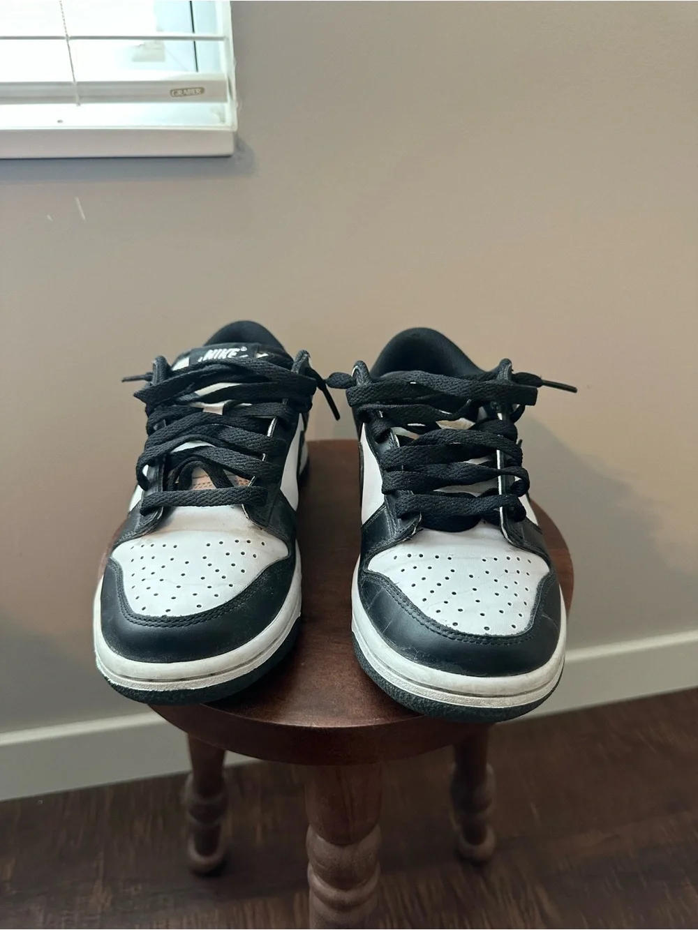 Nike Kids Black and White Low-Top Sneakers — Youth Court Style